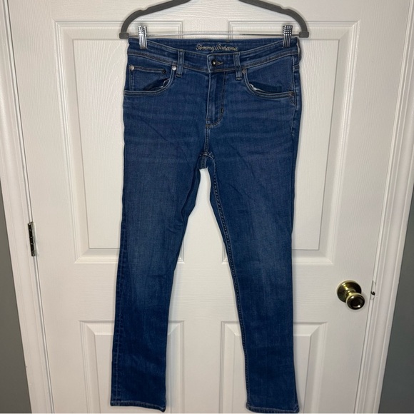 Tommy Bahama Men’s Indigo Palms Denim Jeans Size 29W 32L GUC - Picture 1 of 8